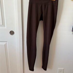 Lululemon Athletica Chocolate Brown Leggings wundertrain